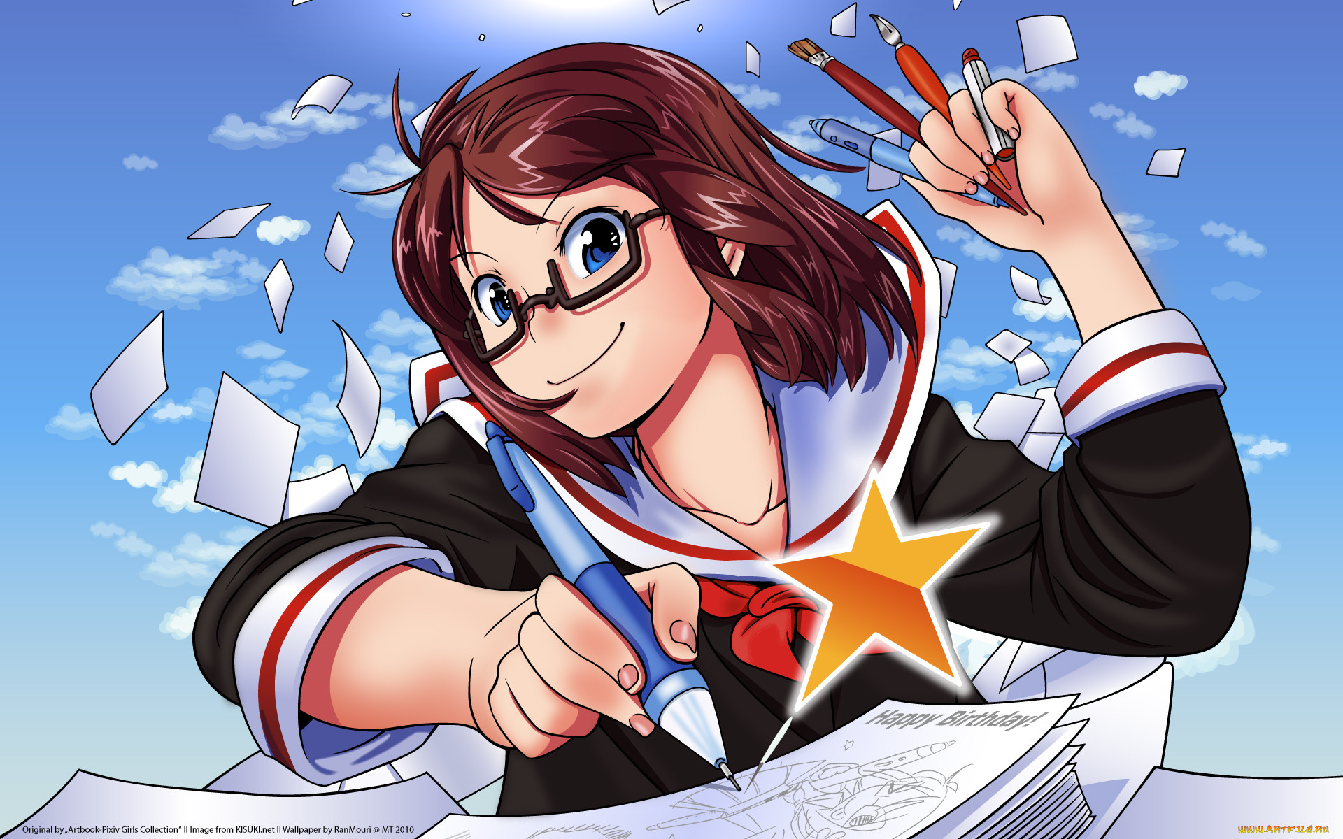 , pixiv, girls, collection, artbook